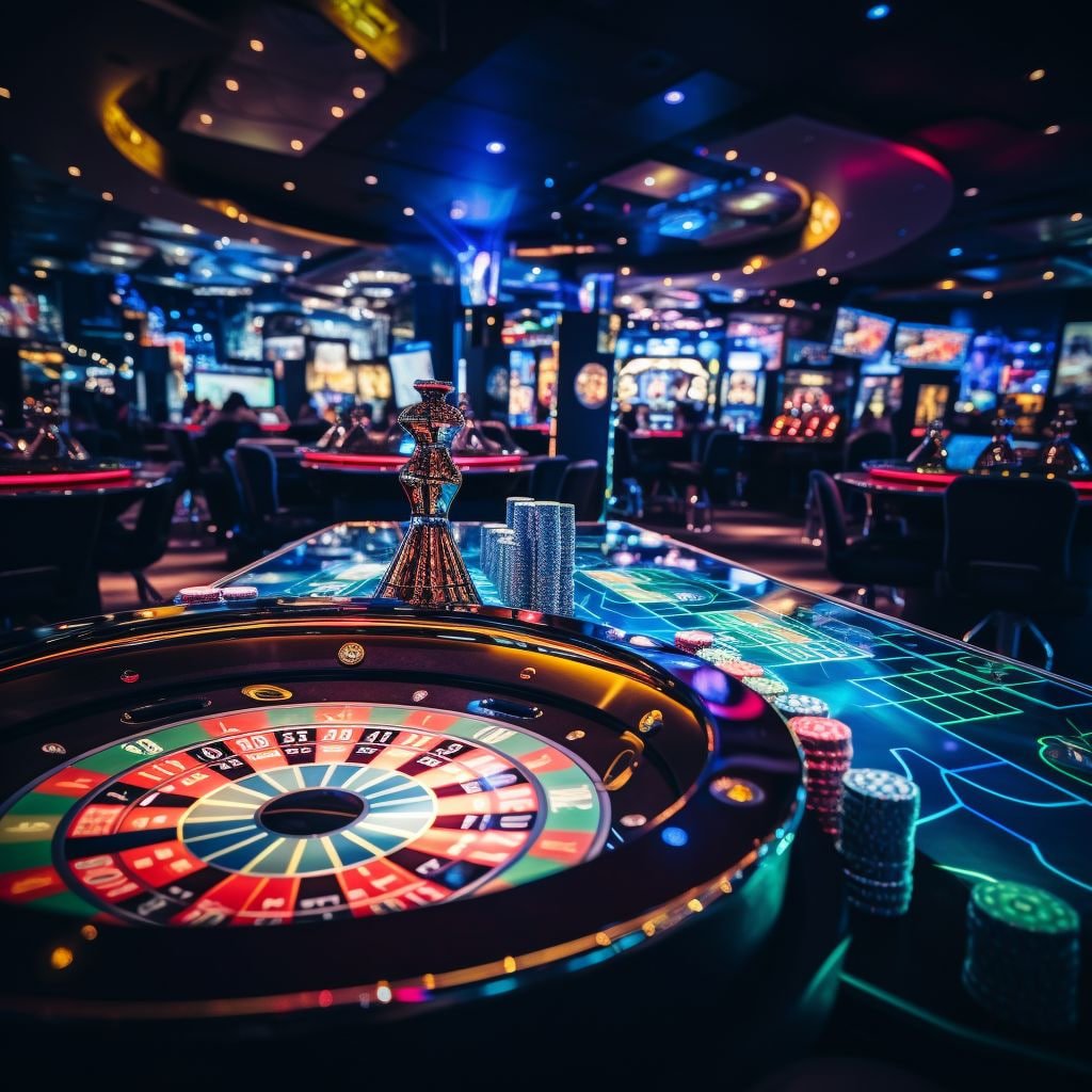 Ilustrasi permainan slot online populer di platform vega123 dengan desain menarik